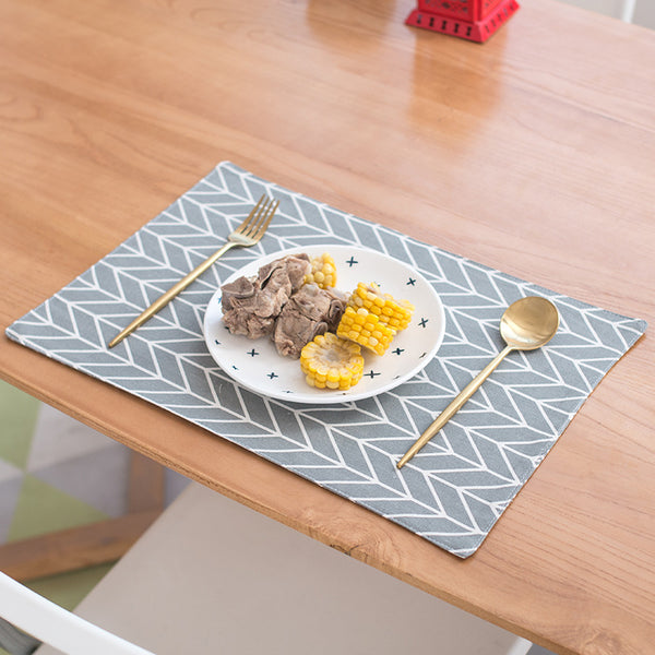 Nordic Linen Placemat & Heat-Resistant Table Mat