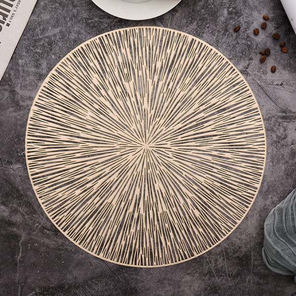 European Hollow Out Placemat – Round Ins Heat Resistant Table Mat