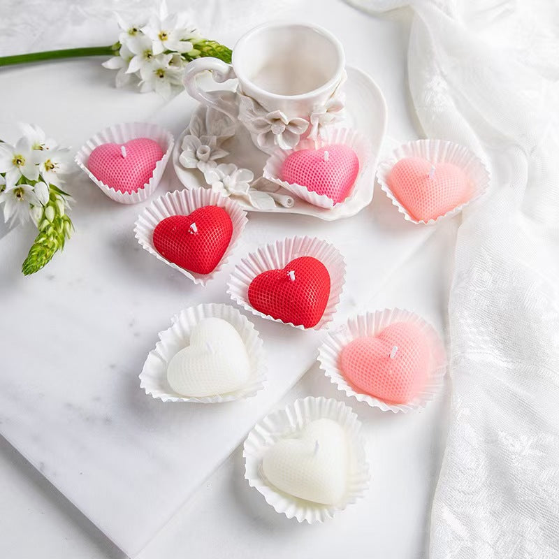 Heart-Shaped Scented Candle Gift Set