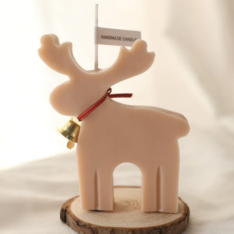 Bear & Reindeer Christmas Scented Candle – Festive Holiday Decor