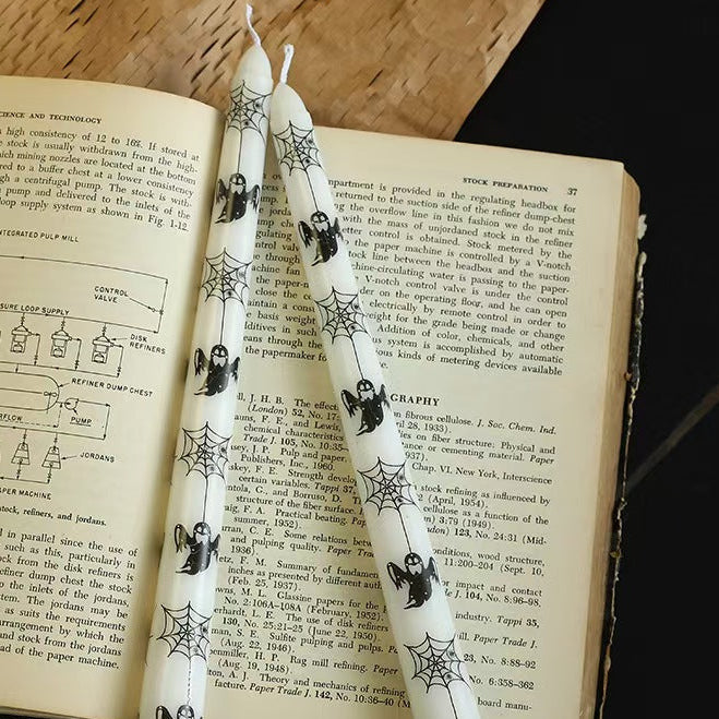 European-Style Long Taper Candle – Set of 2