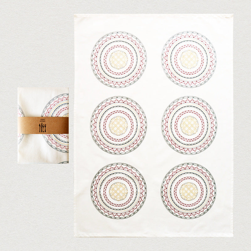 Cotton Fabric Napkin, Nordic Placemat and Baking Styling Cloth