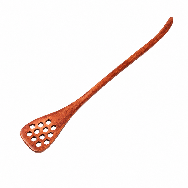 Wooden Honey Spoon with Long Handle | Natural Honey Dipper Coffee Stirring Spoon