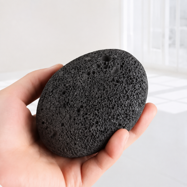Natural Pumice Stone Foot Scrubber | Volcanic Stone Callus Remover for Heel Care