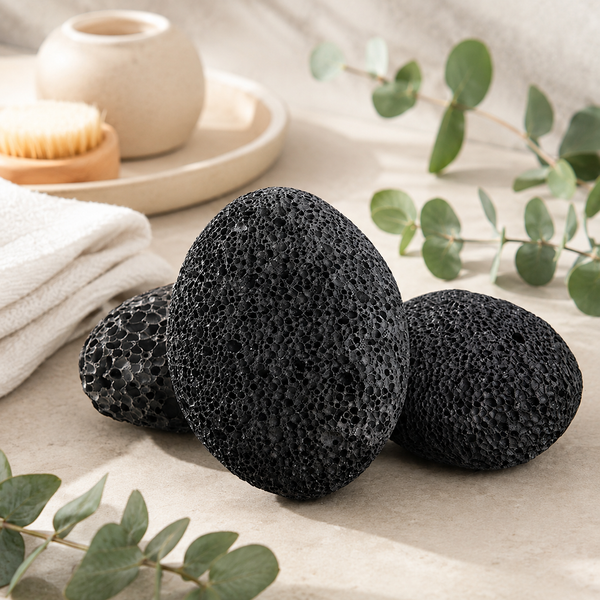 Natural Pumice Stone Foot Scrubber | Volcanic Stone Callus Remover for Heel Care