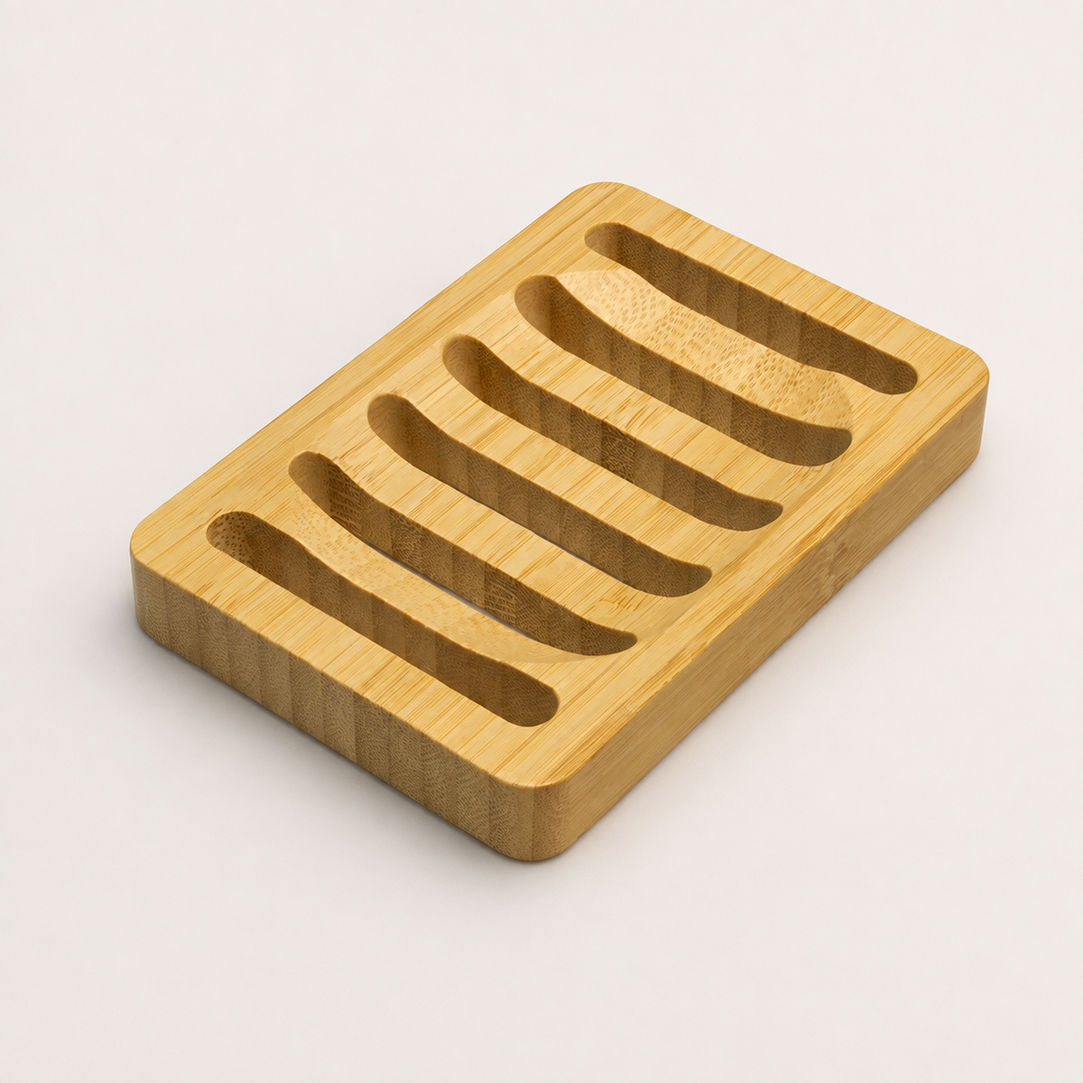 Bamboo Soap Dish | Natural Wooden Soap Holder for Handmade Bar Soap & Bathroom Storage