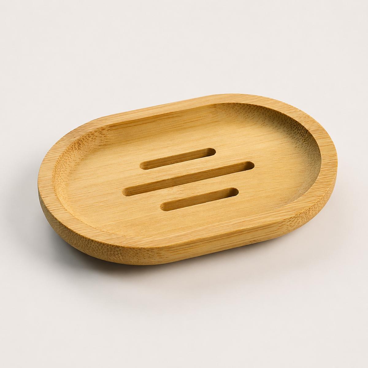 Bamboo Soap Dish | Natural Wooden Soap Holder for Handmade Bar Soap & Bathroom Storage