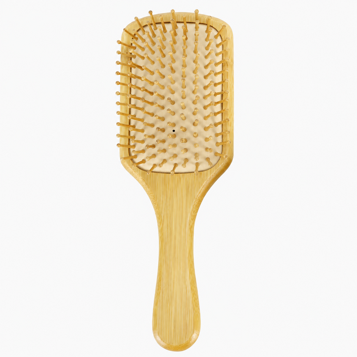 Bamboo Cushion Hair Brush | Wide Tooth Massage Comb for Detangling & Styling