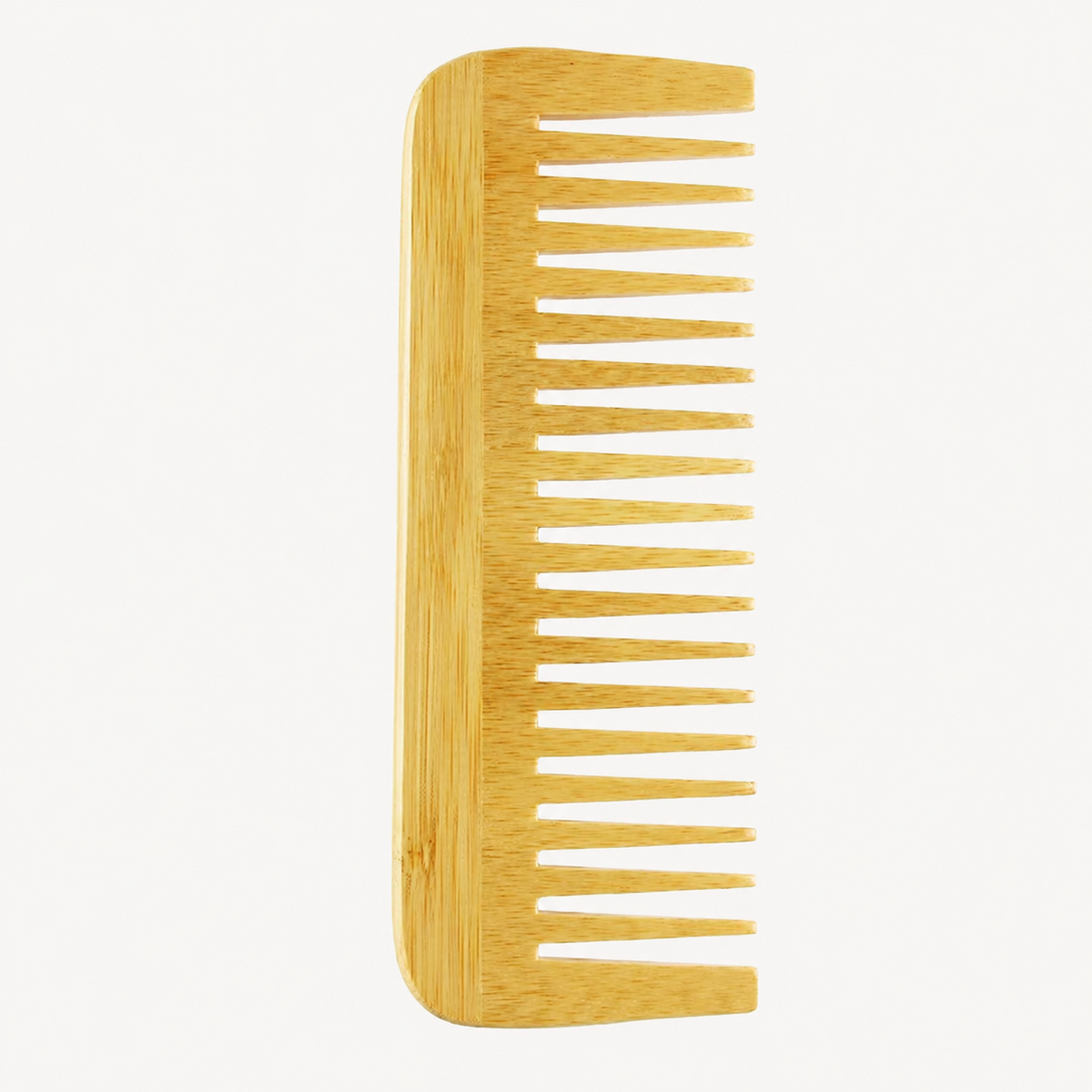 Bamboo Cushion Hair Brush | Wide Tooth Massage Comb for Detangling & Styling
