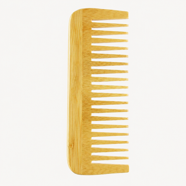 Bamboo Cushion Hair Brush | Wide Tooth Massage Comb for Detangling & Styling