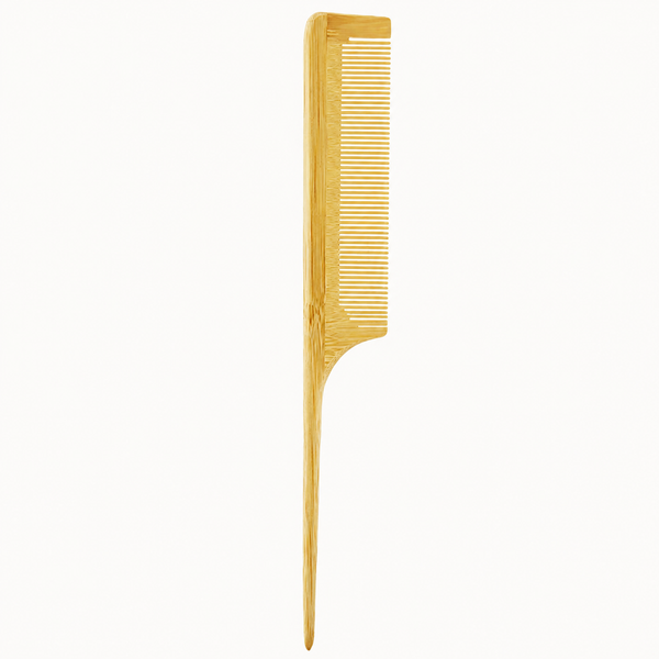 Bamboo Cushion Hair Brush | Wide Tooth Massage Comb for Detangling & Styling