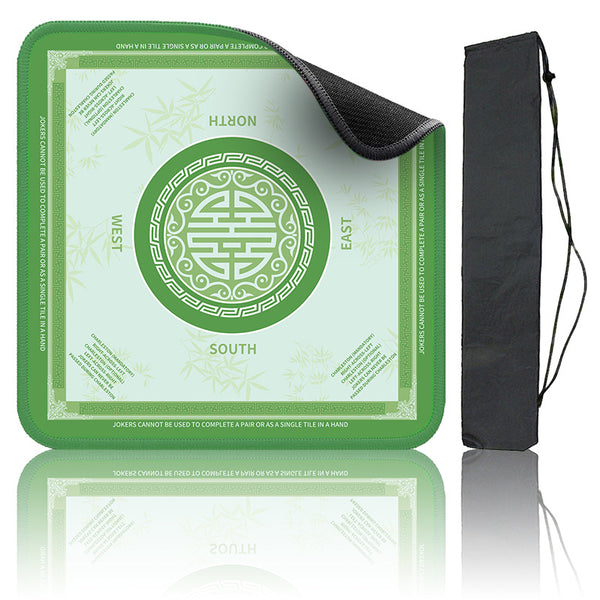 Mahjong Table Mat – Non-Slip Silent Rubber Game Pad with Washable HD Printing