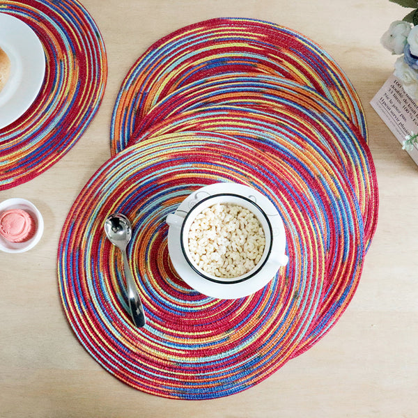 Gradient PP Table Mat, Color-Dyed Dining Placemat
