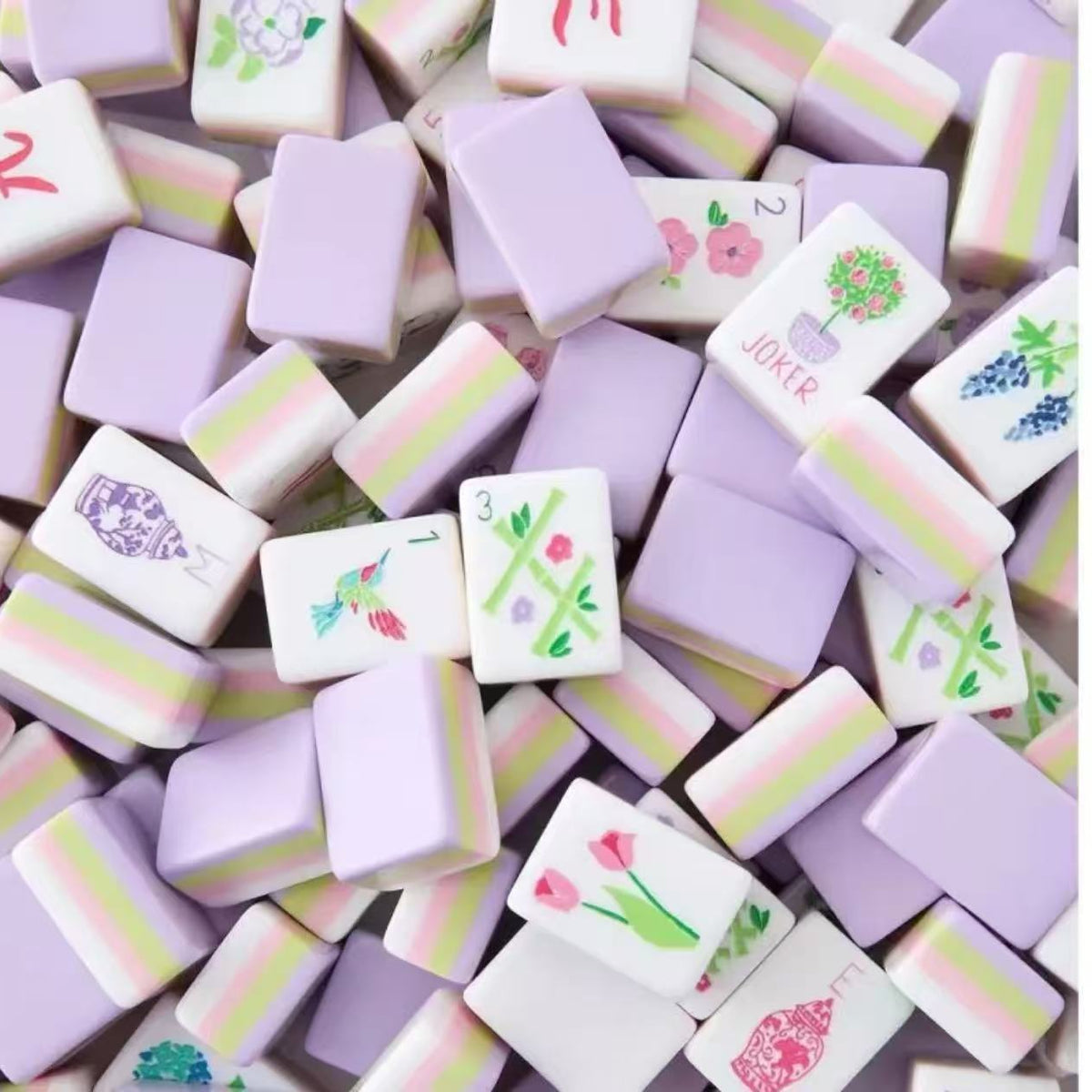 American Mahjong Game Set – Crystal Acrylic Mahjong Tiles