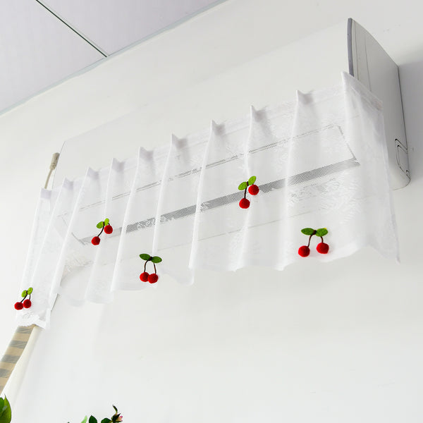 Lace Air Conditioner Deflector Curtain, Anti Direct Airflow Cover