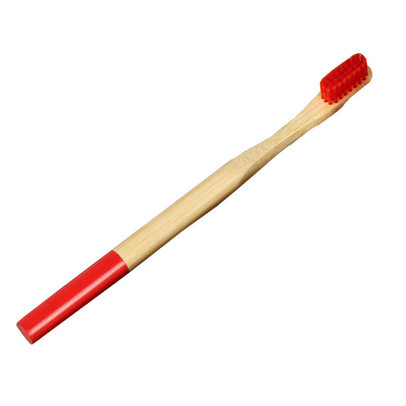 Bamboo Handle Toothbrush | Medium Firm Adult Toothbrush for Travel & Hotel Amenities