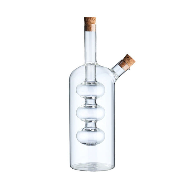 Borosilicate Glass Oil & Vinegar Dispenser – Fine Spout Seasoning Bottle