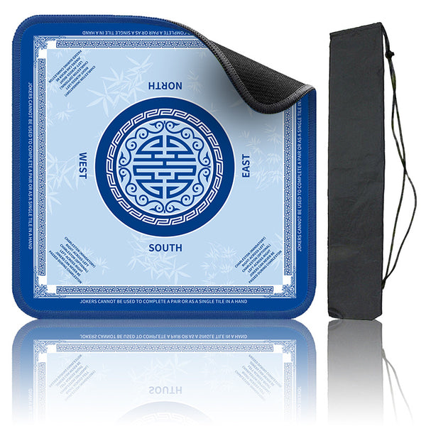 Mahjong Table Mat – Non-Slip Silent Rubber Game Pad with Washable HD Printing