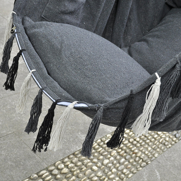 Canvas Hammock Chair – Portable Indoor & Outdoor Hanging Swing Seat