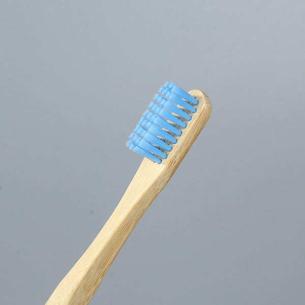 Bamboo Handle Toothbrush | Medium Firm Adult Toothbrush for Travel & Hotel Amenities