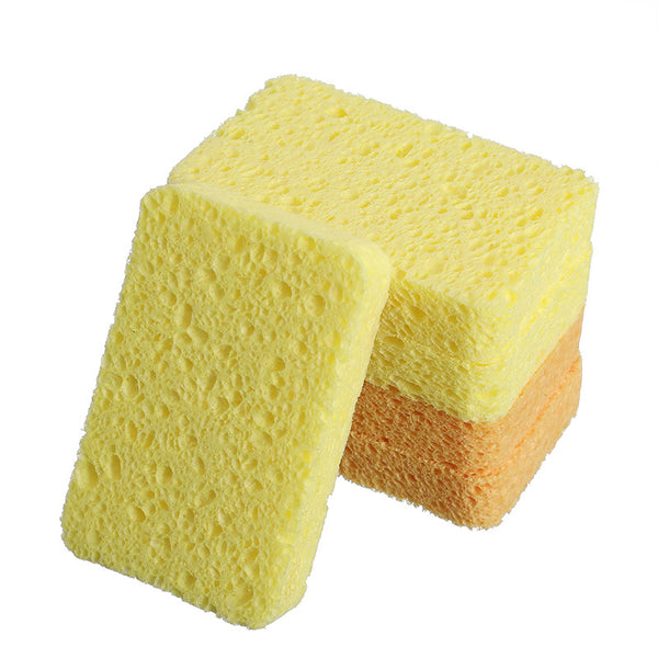 Natural Wood Pulp Sponge | Eco-Friendly Kitchen Dish Washing Sponge for Home Cleaning