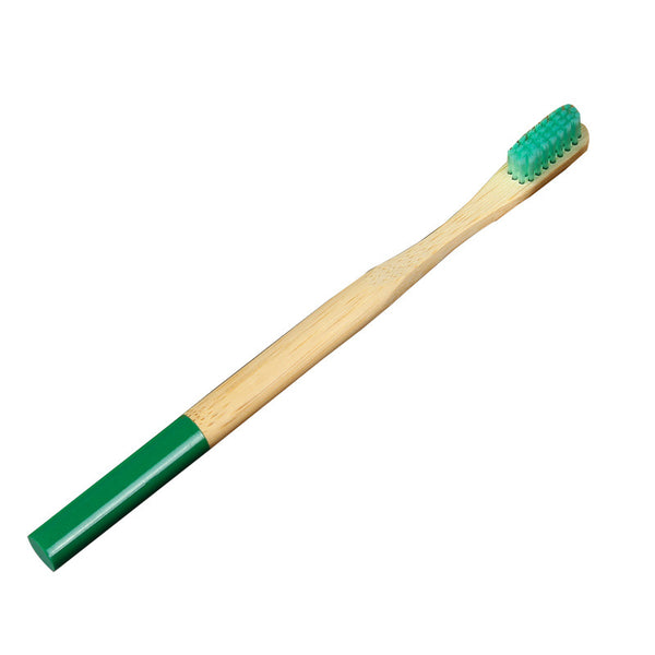 Bamboo Handle Toothbrush | Medium Firm Adult Toothbrush for Travel & Hotel Amenities