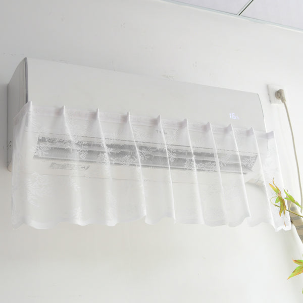Lace Air Conditioner Deflector Curtain, Anti Direct Airflow Cover