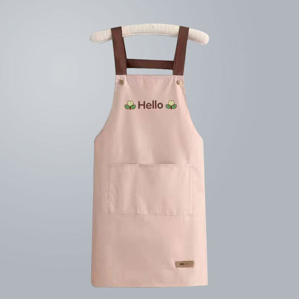 Waterproof Oil-Resistant Kitchen Apron for Men & Women, Sleeveless Cooking Apron with Large Pocket