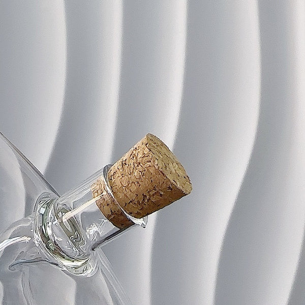 Glass Oil Dispenser Set | Leak Proof Seasoning Bottle for Kitchen & Cooking Storage