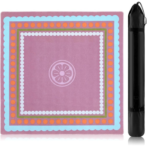American Mahjong Table Mat – Non-Slip Crystal Velvet Game Pad