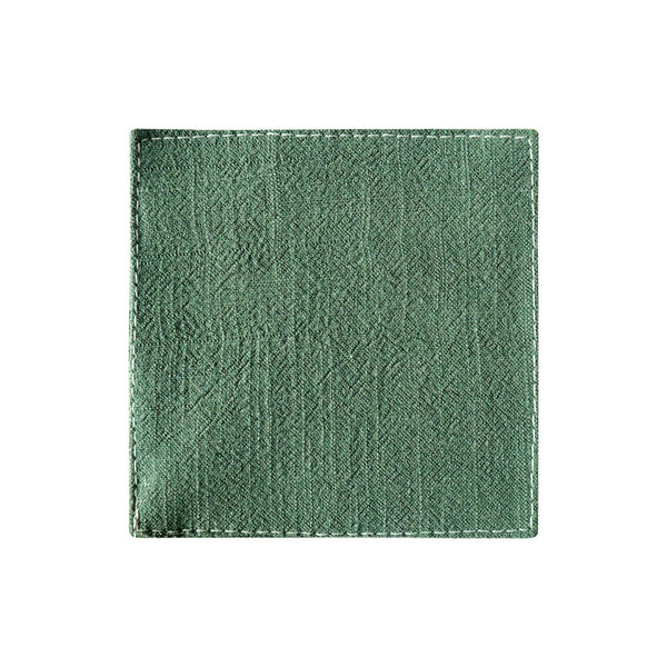 Solid Linen Coaster, Heat-Resistant Tea Cup Mat