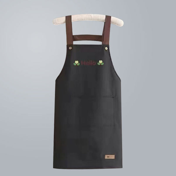 Waterproof Oil-Resistant Kitchen Apron for Men & Women, Sleeveless Cooking Apron with Large Pocket