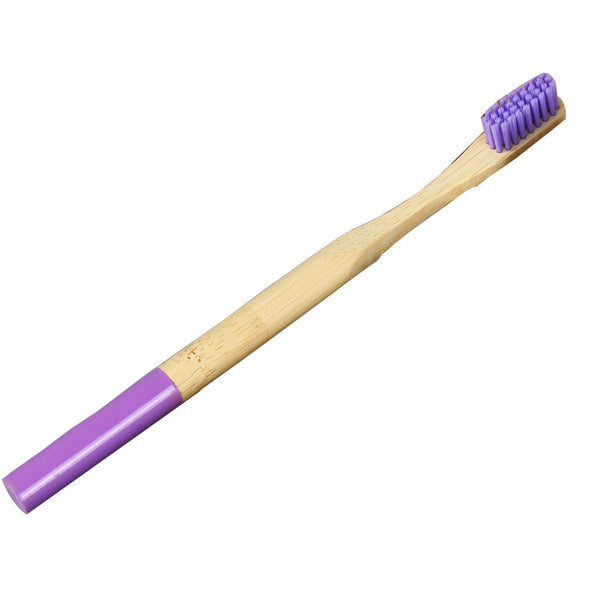 Bamboo Handle Toothbrush | Medium Firm Adult Toothbrush for Travel & Hotel Amenities