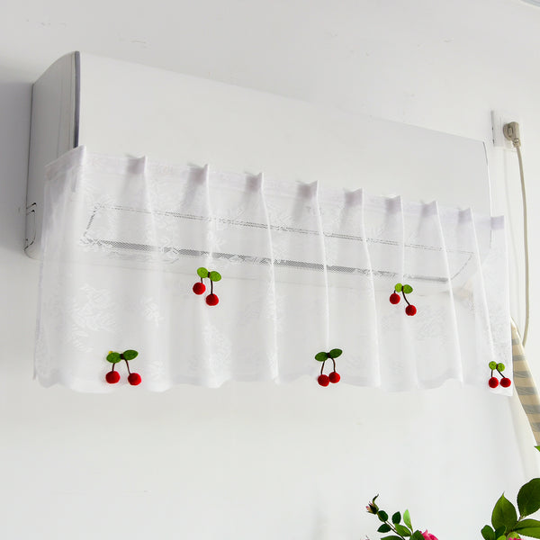 Lace Air Conditioner Deflector Curtain, Anti Direct Airflow Cover
