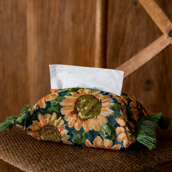 Classic Fabric Tissue Box Cover, European Style Tabletop Tissue Holder
