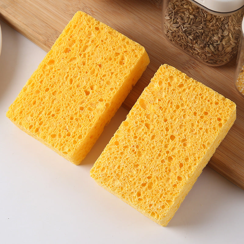 Natural Wood Pulp Sponge | Eco-Friendly Kitchen Dish Washing Sponge for Home Cleaning
