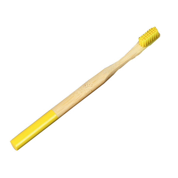 Bamboo Handle Toothbrush | Medium Firm Adult Toothbrush for Travel & Hotel Amenities