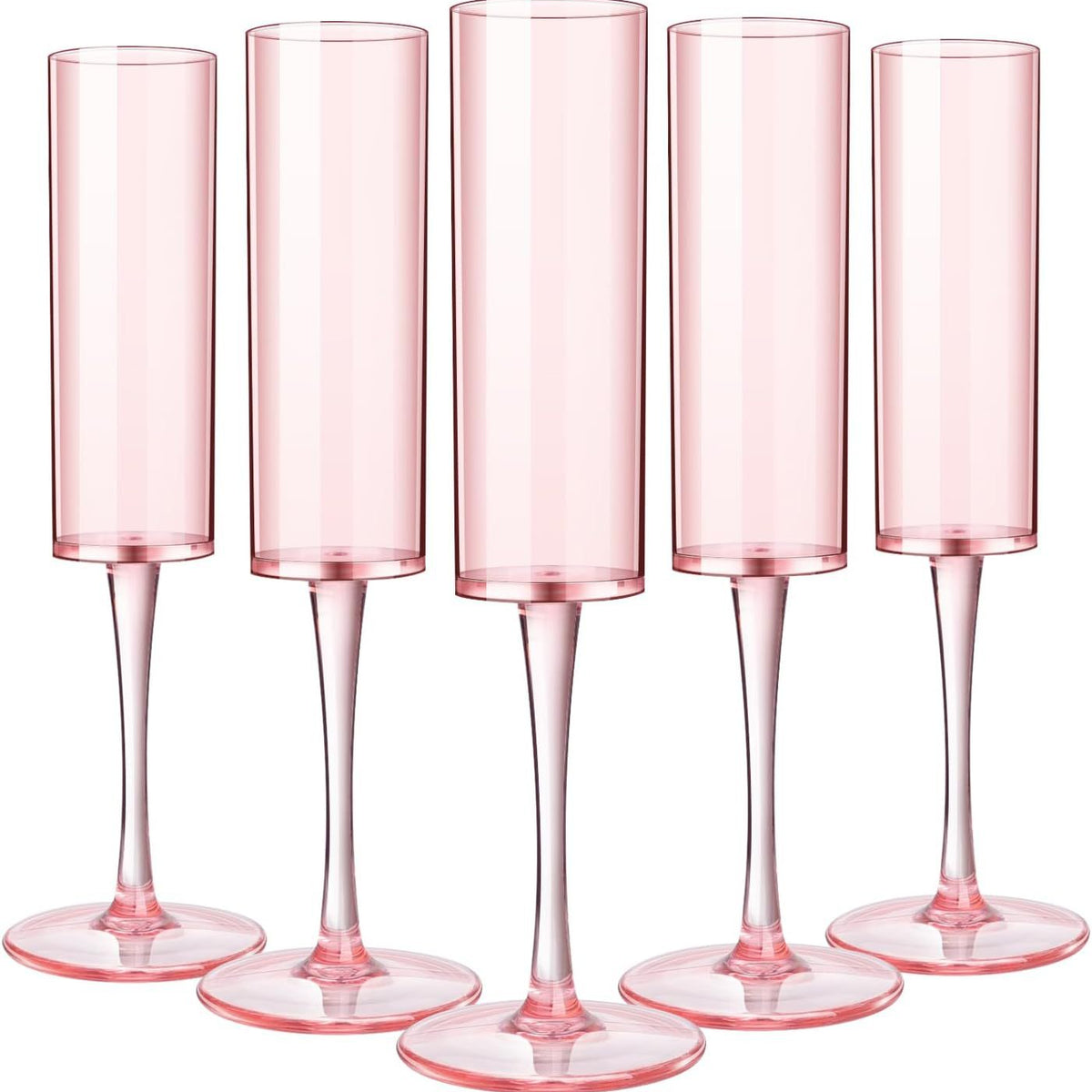 Plastic Champagne Flute Set – Durable Stemmed Party Glasses