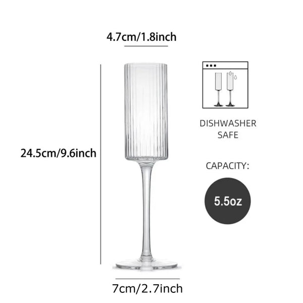 Plastic Champagne Flute Set – Durable Stemmed Party Glasses