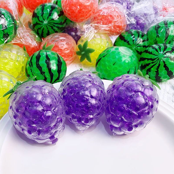 Fruit Squishy Squeeze Ball Toy – Stress Relief Decompression Toy