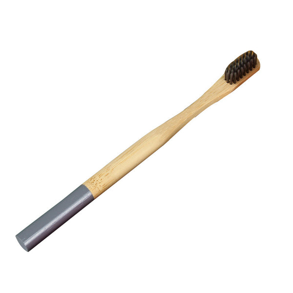 Bamboo Handle Toothbrush | Medium Firm Adult Toothbrush for Travel & Hotel Amenities