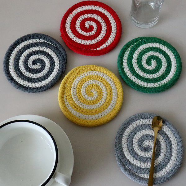 Japanese Cotton Rope Placemat, Round Oval Trivet and Coaster