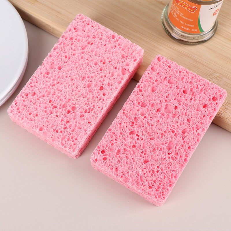 Natural Wood Pulp Sponge | Eco-Friendly Kitchen Dish Washing Sponge for Home Cleaning
