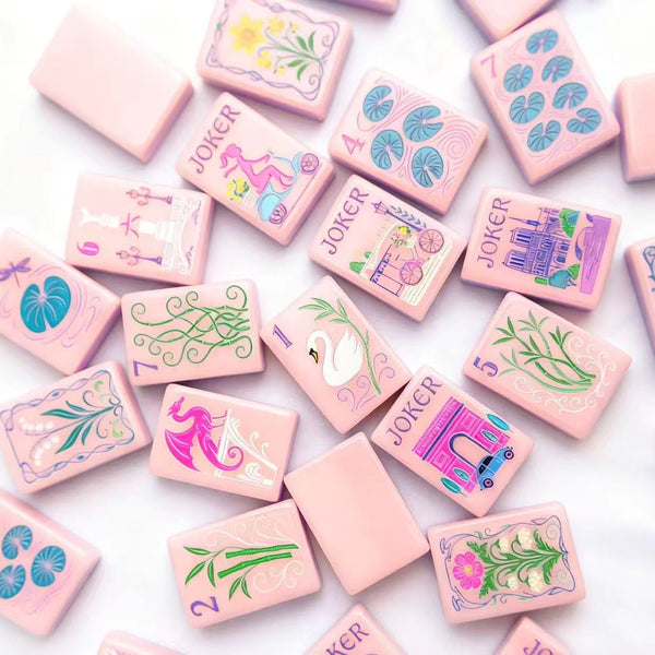 American Mahjong Game Set – Crystal Acrylic Mahjong Tiles