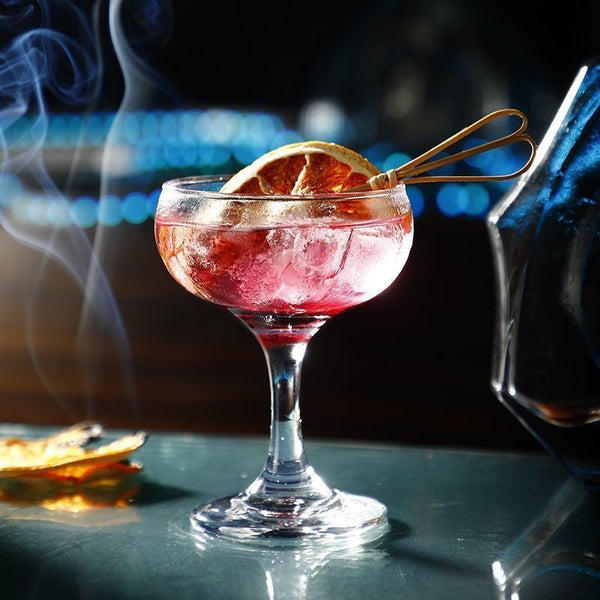 Decorative Stemmed Crystal Glass – Cocktail, Juice & Champagne Goblet