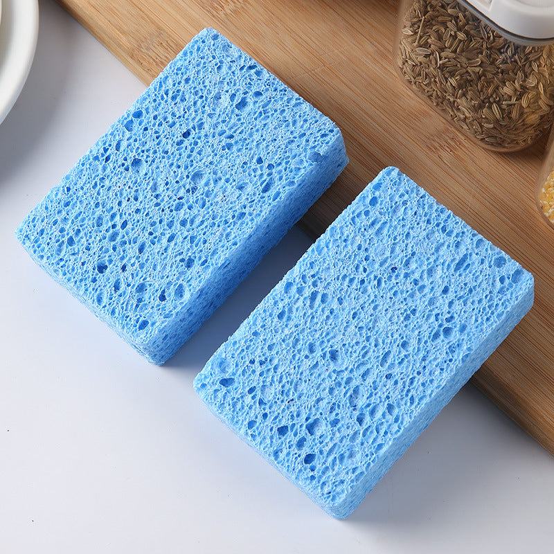Natural Wood Pulp Sponge | Eco-Friendly Kitchen Dish Washing Sponge for Home Cleaning