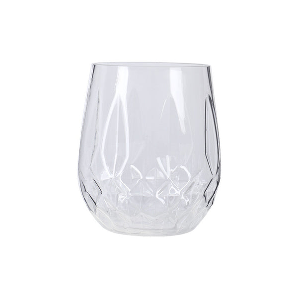 Acrylic Egg-Shaped Wine Glass – Large Capacity Stemless U-Shaped Goblet