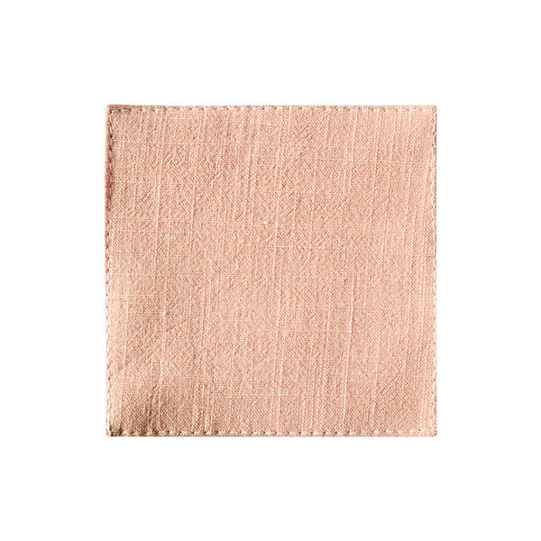 Solid Linen Coaster, Heat-Resistant Tea Cup Mat