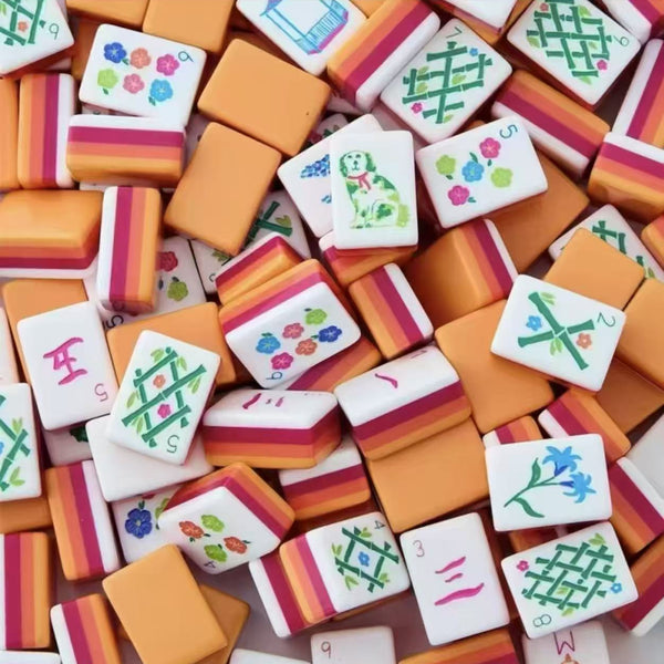 American Mahjong Game Set – Crystal Acrylic Mahjong Tiles