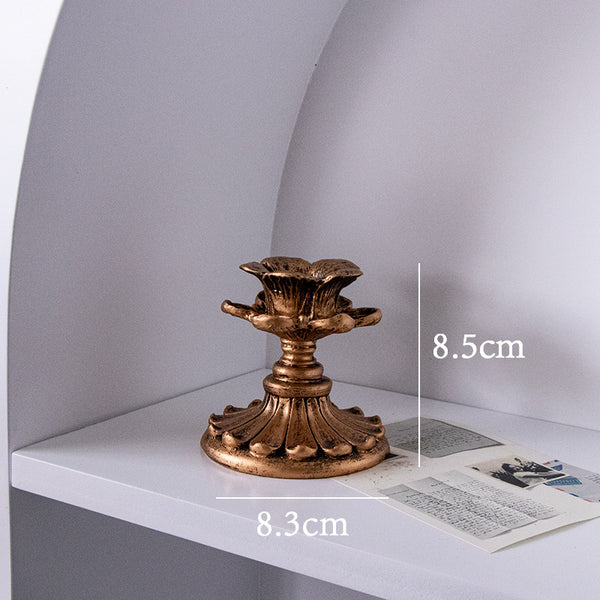 Vintage Gold Candle Holder – French Inspired Wedding & Home Décor